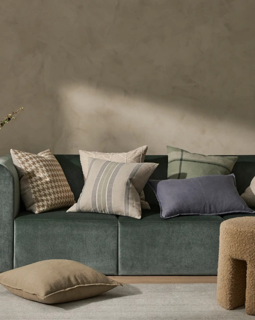 Como Linen Cushion - Clay