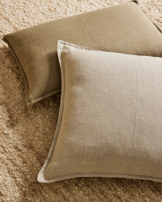 Como Linen Cushion - Clay