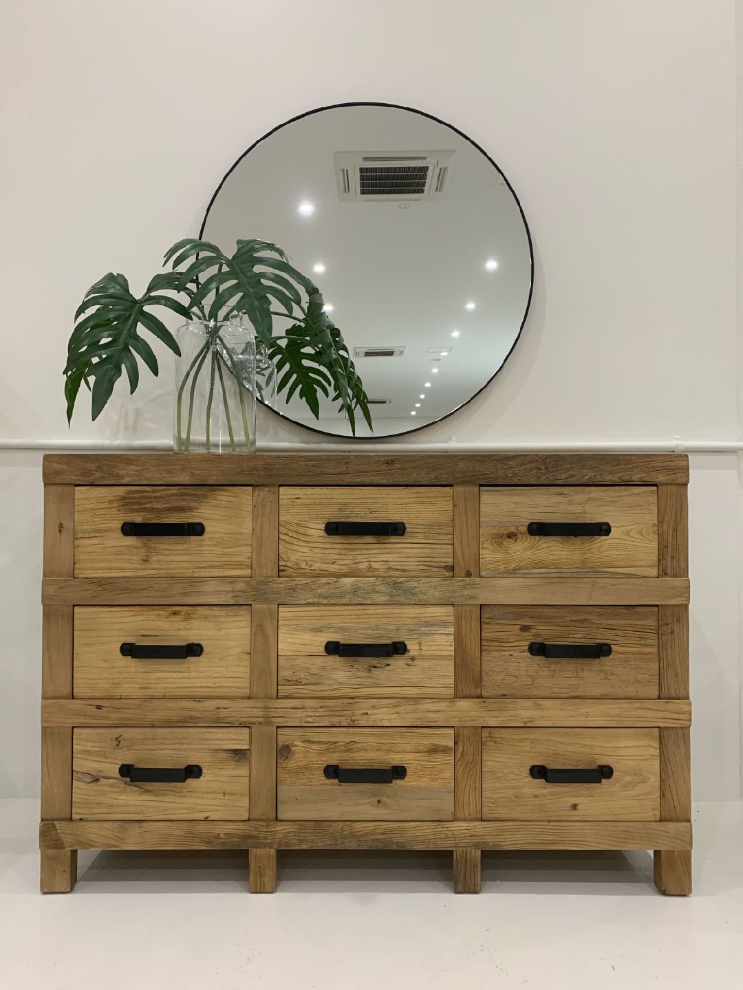 Recycled Elm Buffet - 9 Drawers