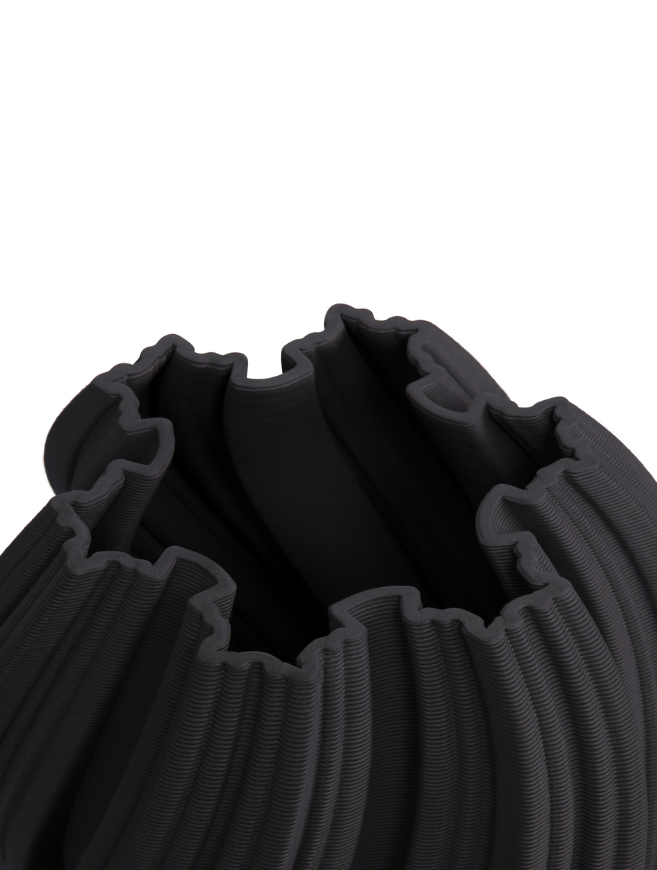 Emma Vase 21cm - Black