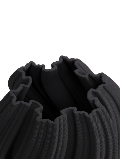 Emma Vase 21cm - Black