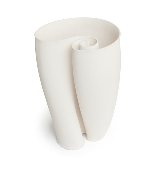 Jade Vase - White