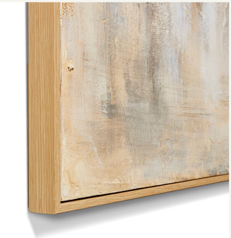 Morning Fog Canvas Art - Beige