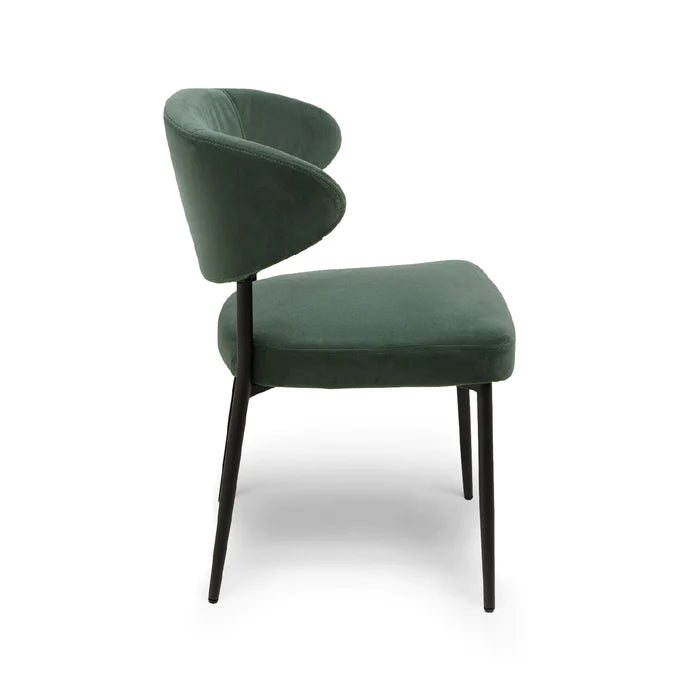 Payton Dining Chair - Moss Velvet