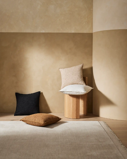 Alberto Boucle Cushion - Nougat